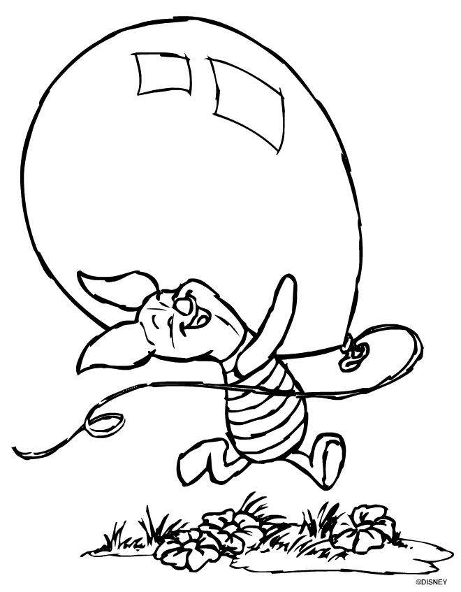 Plansa de colorat cu Winnie de Pooh 25 19